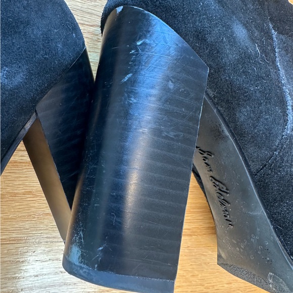 Sam Edelman Victoria Tall Suede Black Knee High Boot size 9. - Picture 9 of 11